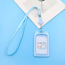 Load image into Gallery viewer, Fashion Card Holder Student ID Lanyard Badge Reel Holder Bus Pass Case Bank Credit Card Holder Strap Cardholder Office Supplies
