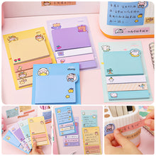 Load image into Gallery viewer, 80 sheets/set Colorful Cute Pet N Times Indexes Memo Pad Sticky Notes To Do List KoreanStationery Notepad Gift
