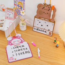 Load image into Gallery viewer, 1 PC Kids Whiteboard Animal Two-sided Cartoon Reusable Dry Wipe Cardboard Drawing Kid White Board Cute Hanging Writing Tool
