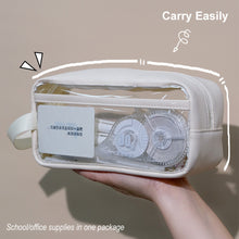 Load image into Gallery viewer, Kawaii Pencil Case Transparent Pen Bag Cartoon PVC Pouch Waterproof Box for Girls Students Cute School Supplies Stationery

