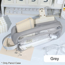 Load image into Gallery viewer, Kawaii Pencil Case Transparent Pen Bag Cartoon PVC Pouch Waterproof Box for Girls Students Cute School Supplies Stationery
