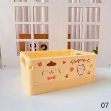 Load image into Gallery viewer, Mini Foldable Storage Box Ins Folding Plastic Storage Case Basket Home Storage Supplies Cosmetic Holder Container
