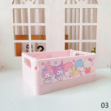 Load image into Gallery viewer, Mini Foldable Storage Box Ins Folding Plastic Storage Case Basket Home Storage Supplies Cosmetic Holder Container
