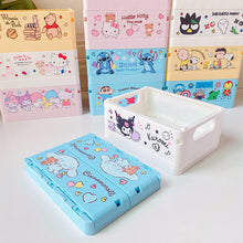 Load image into Gallery viewer, Mini Foldable Storage Box Ins Folding Plastic Storage Case Basket Home Storage Supplies Cosmetic Holder Container
