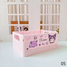 Load image into Gallery viewer, Mini Foldable Storage Box Ins Folding Plastic Storage Case Basket Home Storage Supplies Cosmetic Holder Container
