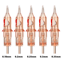 Load image into Gallery viewer, 10pcs Transparent Embroidery Needle Integrated Needle Hair Texture Scalp Eyeliner Tattoo Eyebrow Needle Tattoo Integrated Needle Beauty Tool
