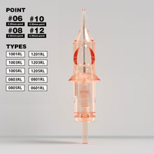 Load image into Gallery viewer, 10pcs Transparent Embroidery Needle Integrated Needle Hair Texture Scalp Eyeliner Tattoo Eyebrow Needle Tattoo Integrated Needle Beauty Tool
