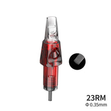 Load image into Gallery viewer, 20pcs/box 0.35mm Tattoo Supplies Needles RM RS RL M1 Revolution Cartridge Round Liner/Round Magnum Accessories for Tattoos Machines
