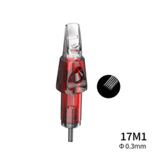 Load image into Gallery viewer, 20pcs/box 0.3mm Tattoo Supplies Needles RM RL M1 Revolution Cartridge Round Liner/Round Magnum Accessories for Tattoos Machines
