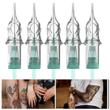 Load image into Gallery viewer, 20PCS Original Mixed Cartridge Tattoo Needle RL Disposable Sterilized Safety Tattoo Needle for Cartridge Machines Grips

