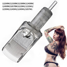 Load image into Gallery viewer, Disposable Semi 49-pin Arc Permanent Makeup Tattoo Cartridge Needle M1 RM Eyebrow Tattoo Pen Machine Supplies
