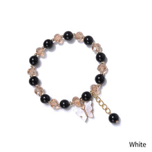 Load image into Gallery viewer, Butterfly Charm Stretch Crystal Women Bracelet Chains for Girls Friends Student Beads Bracelets Fashion Summer Charm Jewelry
