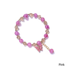 Load image into Gallery viewer, Butterfly Charm Stretch Crystal Women Bracelet Chains for Girls Friends Student Beads Bracelets Fashion Summer Charm Jewelry

