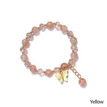 Load image into Gallery viewer, Butterfly Charm Stretch Crystal Women Bracelet Chains for Girls Friends Student Beads Bracelets Fashion Summer Charm Jewelry
