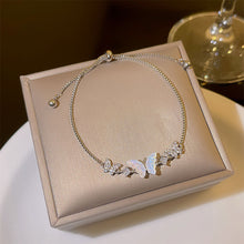 Load image into Gallery viewer, Fashion Butterfly Pull Bracelet Chain Simple Summer Party Wedding Jewelry Women Alloy Bracelet
