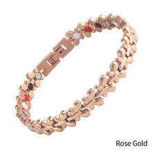 Load image into Gallery viewer, Creative Magnetic Bracelet Female Butterfly Clover Adjustable Magnetic Bracelet Fashion Energy Health Bracelets
