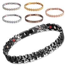 Load image into Gallery viewer, Creative Magnetic Bracelet Female Butterfly Clover Adjustable Magnetic Bracelet Fashion Energy Health Bracelets
