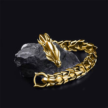 Load image into Gallery viewer, Creative Magnetic Bracelet Female Dragon Dragon and Lin Pattern Keel Adjustable Bracelet Fashion Energy Health Bracelets
