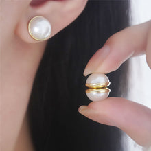 Load image into Gallery viewer, 1 Pair Magnetic Artificial Pearl Ear Clip Without Ear Hole Ear Stud Summer Magnetic Therapy Weight Loss Women Earrings
