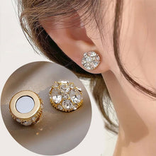 Load image into Gallery viewer, 1 Pair Magnetic Gold Silver Ear Clip Summer Magnetic Without Ear Hole Ear Stud Therapy Weight Loss Women Earrings Jewelry
