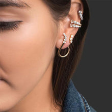 Load image into Gallery viewer, Ear Clip Without Ear Hole Earrings Women's Fashion Gold Silver Multilayered C-shaped Ear Ring Girl Summer Jewelry
