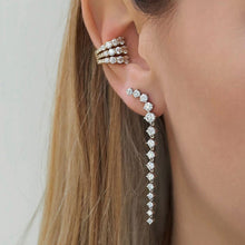 Load image into Gallery viewer, Ear Clip Without Ear Hole Earrings Women's Fashion Gold Silver Multilayered C-shaped Ear Ring Girl Summer Jewelry
