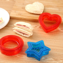 Load image into Gallery viewer, Sandwich Cutter and Sealer Set For Kids Lunch Sandwiches Decruster Uncrustables Maker Bread Toast Breakfast Making Mold
