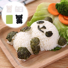 Load image into Gallery viewer, 4 in 1 Cute Panda Sushi Mold DIY Panda Rice Mold Plastic Bread Sandwich Cutter Cake Toast Mold Maker
