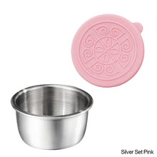Load image into Gallery viewer, 304 Stainless Steel Salad Container Small Condiment Container with Lids Leakproof for Kids Lunch Containers Box Camping Hiking Outdoor Sauce Dispenser
