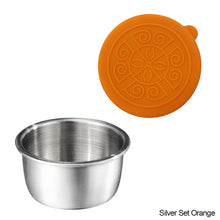 Load image into Gallery viewer, 304 Stainless Steel Salad Container Small Condiment Container with Lids Leakproof for Kids Lunch Containers Box Camping Hiking Outdoor Sauce Dispenser
