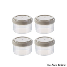 Load image into Gallery viewer, 4PCS/Set Transparent Sauce Bottle with Lid Portable Mini Seasoning Box Dispenser Condiment Salt Spice Jar Sauce Squeeze Bottle Camping Hiking Outdoor Sauce Dispenser
