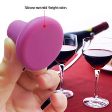 Load image into Gallery viewer, Wine Bottle Stopper Bar Sealing Champagne Beers Cap Plug Seal Lids Reusable Leakproof Silicone Sealer Wine Fresh Saver
