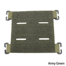 Load image into Gallery viewer, Tactical Vest Patch Molle System Adapter Panel Carabiner Converter Used To Attach ID Patch DIY Patch Badge

