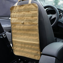 Load image into Gallery viewer, Universal Military MOLLE Panel Vehicle Seat Cover Protector Kit Mat MOLLE Car Seat Back Organizer
