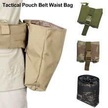 Load image into Gallery viewer, Molle Folding Tactical Magazine Dump Drop Pouch Hunting Military EDC Bag Foldable Utility Recovery
