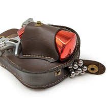 Load image into Gallery viewer, Hunting Camping Slingshot PU Leather Holder Bag Easy Carry Slingshot Waist Case EDC Outdoor Catapult Tool
