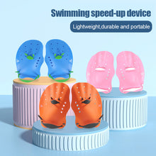 Load image into Gallery viewer, Water Sports Adult Children Professional Swimming Paddles Girdles Correction Hand Fins Flippers Palm Finger Webbed Gloves Paddle
