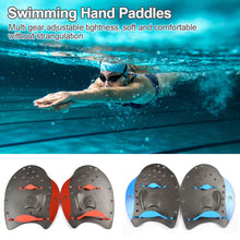 Load image into Gallery viewer, Professional Adult Children Swimming Paddles Girdles Correction Hand Fins Flippers Palm Finger Webbed Gloves Paddle
