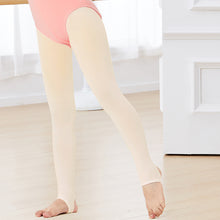 Load image into Gallery viewer, Girls Dance Socks Step On Feet Leggings Spring And Summer Three-Color Professional Practice Pantyhose Children's Ballet Stockings
