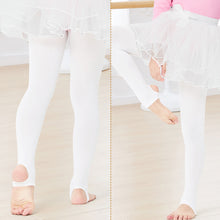 Load image into Gallery viewer, Girls Dance Socks Step On Feet Leggings Spring And Summer Three-Color Professional Practice Pantyhose Children's Ballet Stockings
