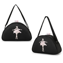 Load image into Gallery viewer, Children's Dance One Shoulder Backpack Latin Dance Ballet Triangle Style Nylon Schoolbag Girl Princess Dance Bag
