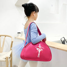 Load image into Gallery viewer, Children's Dance One Shoulder Backpack Latin Dance Ballet Triangle Style Nylon Schoolbag Girl Princess Dance Bag
