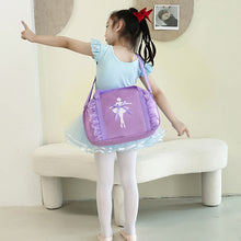 Load image into Gallery viewer, Children's One-Shoulder Dance Backpack Latin Dance Ballet Lace Lace Girl Princess Schoolbag New Fashion Dance Bag
