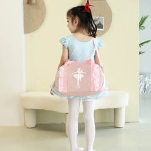 Load image into Gallery viewer, Children's One-Shoulder Dance Backpack Latin Dance Ballet Lace Lace Girl Princess Schoolbag New Fashion Dance Bag
