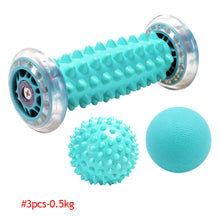 Load image into Gallery viewer, Foot Massage Relaxation Three-Piece Set Sea Cucumber Ball Peanut Ball Muscle Relaxation Fitness Yoga Fascia Ball Whole Body Pain Treatment Instrument Deep Tissue Relaxation Massage Wheel
