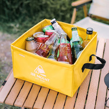 Load image into Gallery viewer, Outdoor Foldable Square Water Basin Portable Travel Wash Basin Picnic Camping Bucket Vegetable Wash Basin 13L/15L
