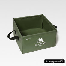 Load image into Gallery viewer, Outdoor Foldable Square Water Basin Portable Travel Wash Basin Picnic Camping Bucket Vegetable Wash Basin 13L/15L
