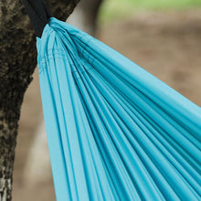 Load image into Gallery viewer, 245*90CM Outdoor Portable Ultra-Light Single Hammock Parachute Cloth Fabric Casual Hanging Chair Swing Floor Mat Picnic Camping Equipment
