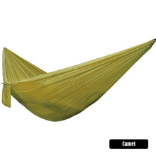 Load image into Gallery viewer, 245*90CM Outdoor Portable Ultra-Light Single Hammock Parachute Cloth Fabric Casual Hanging Chair Swing Floor Mat Picnic Camping Equipment
