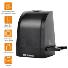 Load image into Gallery viewer, 135 Film Slide Scanner Converter Portable Negative Film Scanner 8 Megapixel CMOS Slides &amp; Negatives to Digital JPEG Photos
